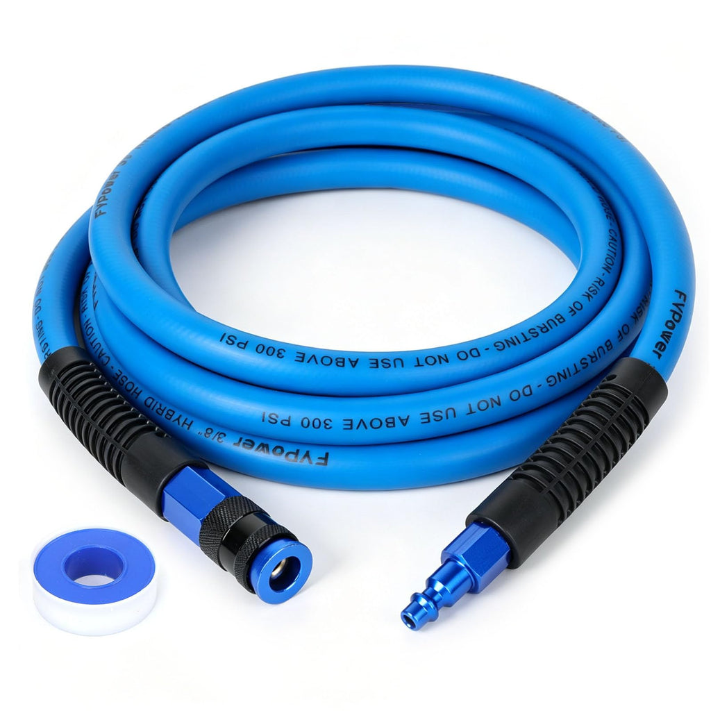 FYPower Hybrid Air Compressor Hose 3/8 in x 10 ft Short Air Hose