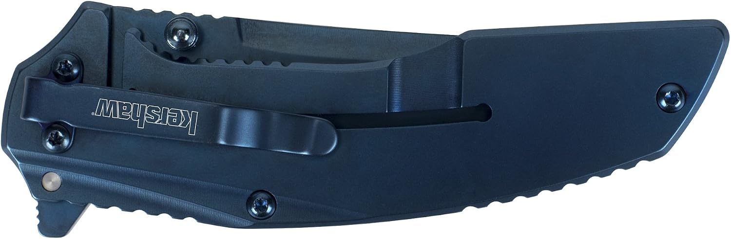 Outright Folding Pocket Knife, 8Cr13MoV Stainless Steel Blade, Pocketclip