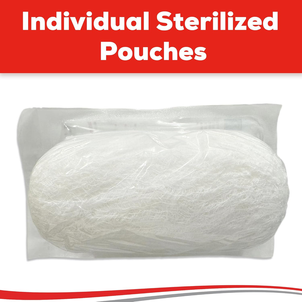 Kerlix Gauze Bandage Rolls - 4 1/2 in x 4.1 Yds, 6 Ply - 6 Single Sterile Pocuhes- Extra Absorbency - Latex Free