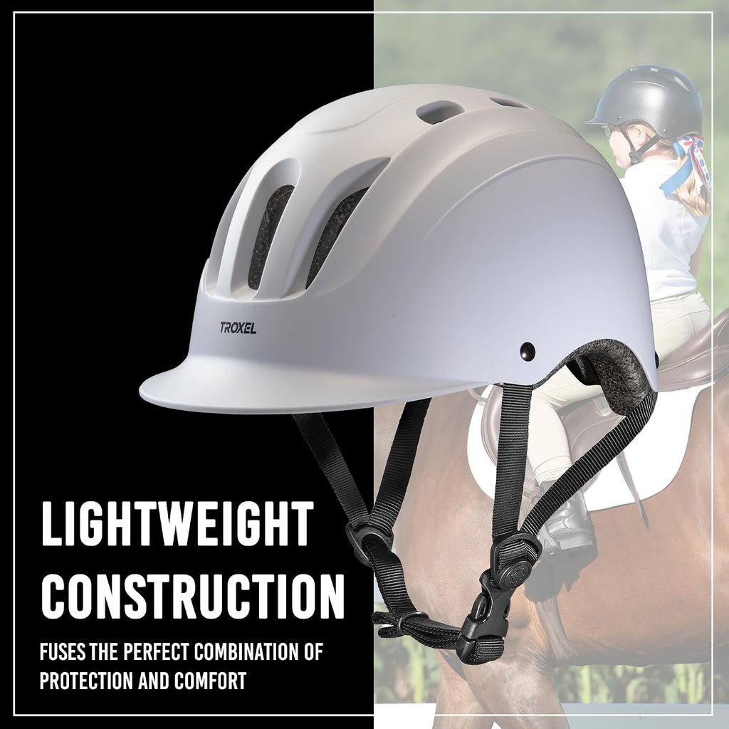 Sport 2.0 Injection Molded Horse Riding Helmet, Lightweight Adjustable Design, Safety Horseback Riding Gear