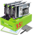 WORKDONE 3-Pack - 3.5" Hard Drive Caddy F238F with 2.5" SSD Adapter 9W8C4