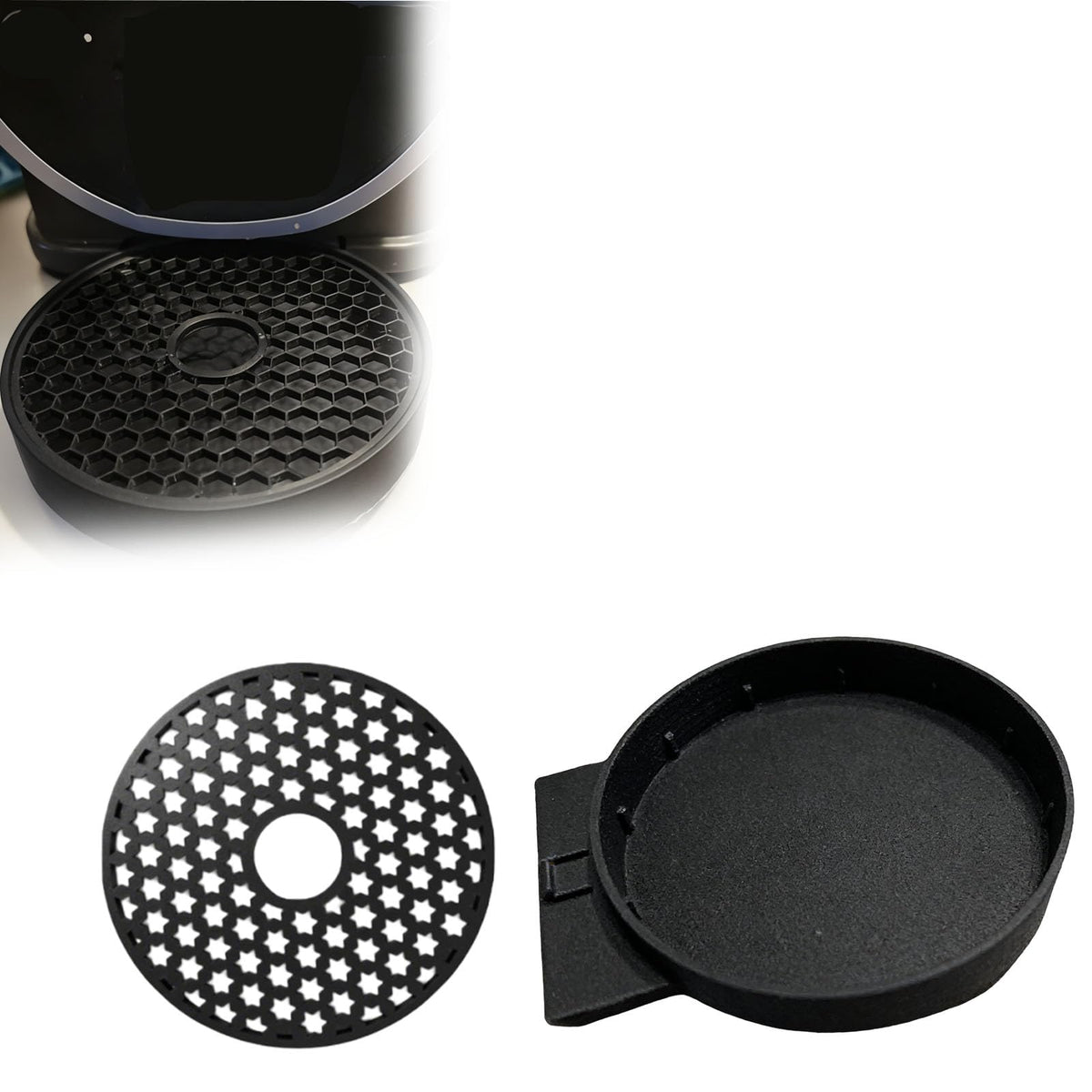 Drip Tray Compatible with Ninja Slushie Machine, Accessory for Smoothies, It prevents liquids from spilling or dropping - Includes Inner Tray