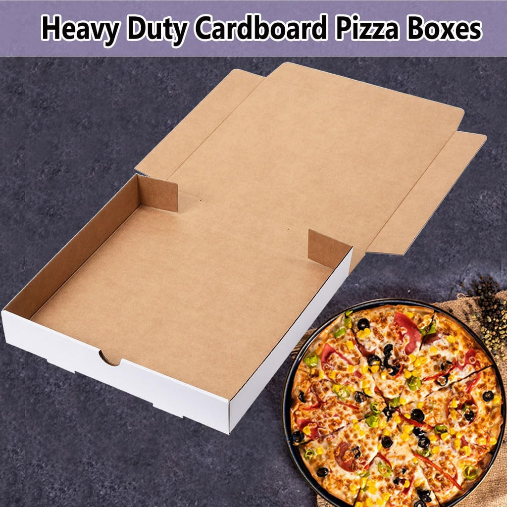 Pizza Boxes 14x14x2 Inch 10 Pack,Cardboard Pizza Box