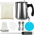 Candle Making Kit Supplies for Beginners, Soy Wax DIY Candle Making for Adults, with 900ml Candle Make Pouring Pot