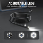 5mm Dual Lens Endoscope with Light, Teslong MS450 5FT Mechanic Borescope