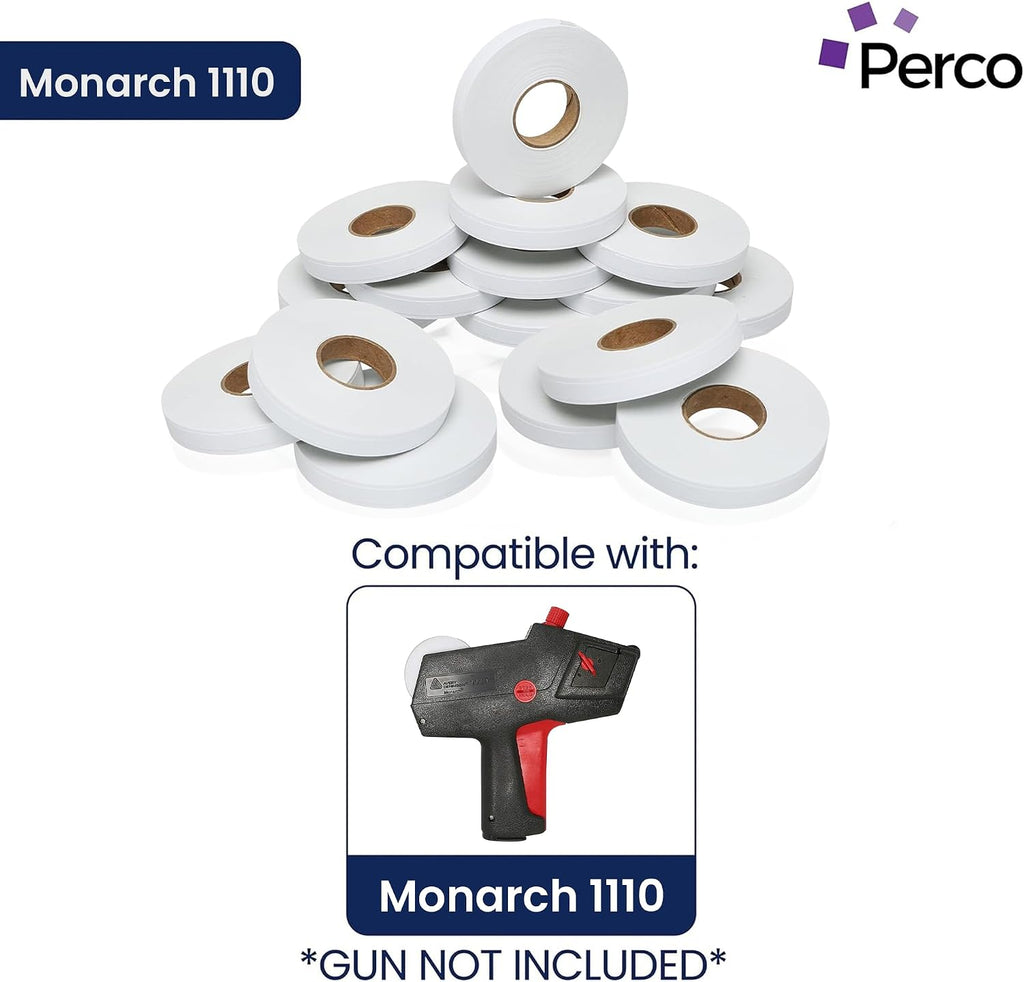 Pricing Labels for Monarch 1110 White - 17,000 Labels w/ 16 Rolls Value Pack, 1 Sleeve - Made in USA