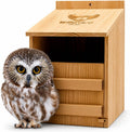 Barn Owl Nesting Box - Large, Cedar, Preassembled, Easy-Hang