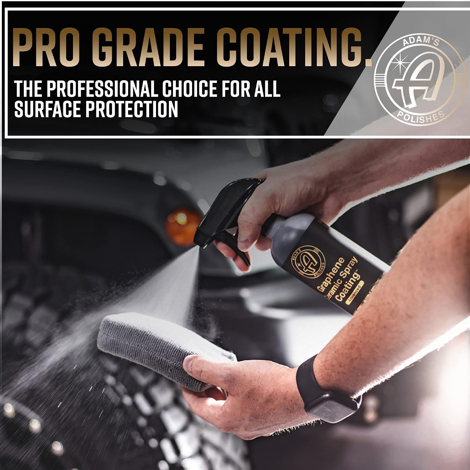 Advanced Graphene Ceramic Spray Coating - 18+ Months Sprayable Graphene Oxide Ceramic Coating for Cars, Boats, RV's &