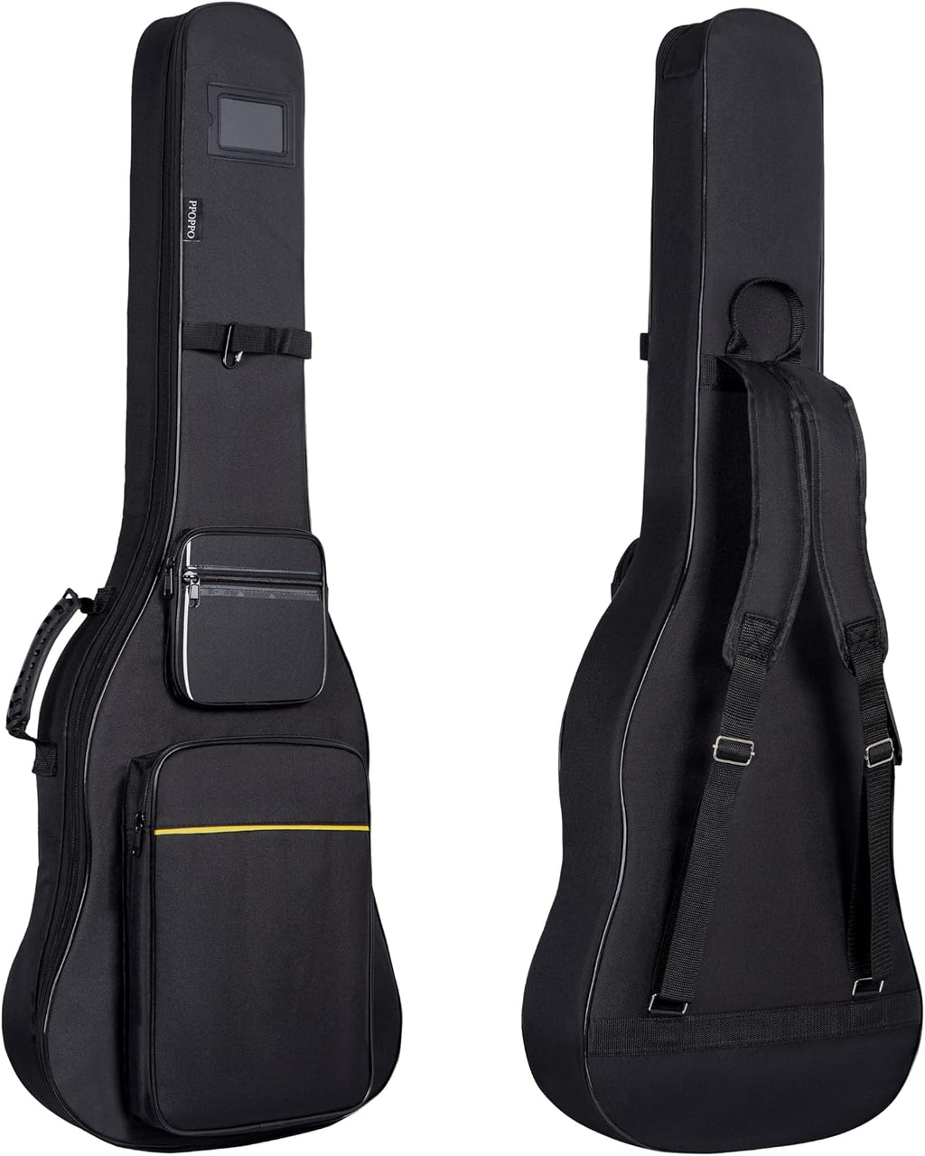 39/40" Electric Guitar Bag, 0.35" Thick Padding Electric Guitar Case | Waterproof & Shockproof Gig Bag with