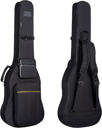 39/40" Electric Guitar Bag, 0.35" Thick Padding Electric Guitar Case | Waterproof & Shockproof Gig Bag with