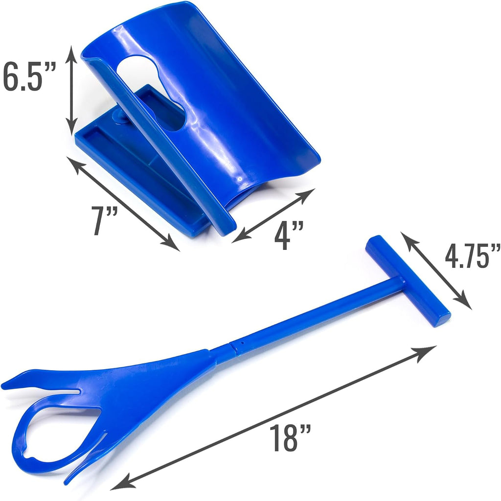 Sock Aid & Shoe Horn, Mobility Aid for Seniors and Those with Limited Movement, FSA & HSA Eligible, 3 Easy Steps
