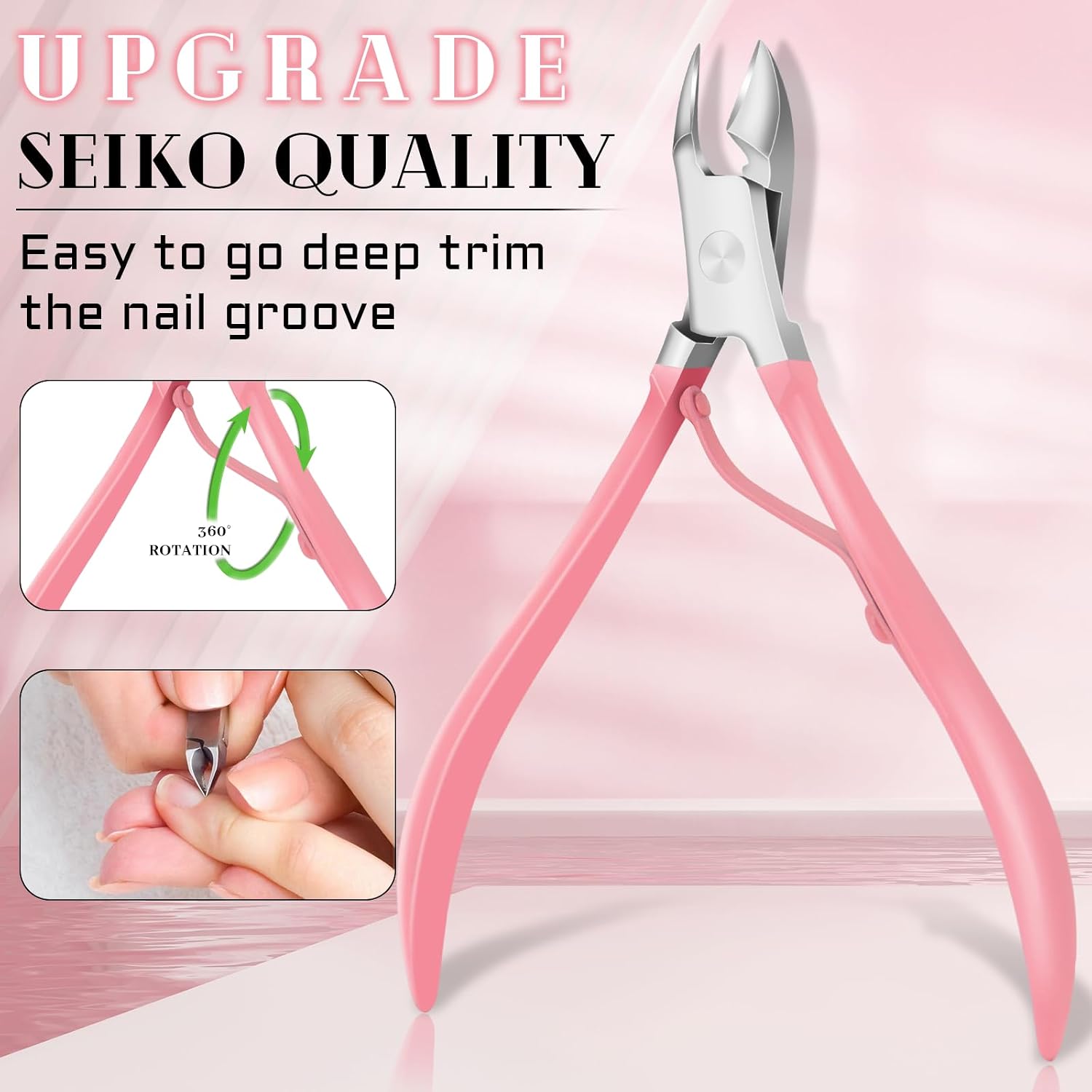 Manicure Pedicure Set, 12 Pcs Nail Care Kit for Women, Mens Nail Grooming Kit, Manicure & Pedicure Tools &