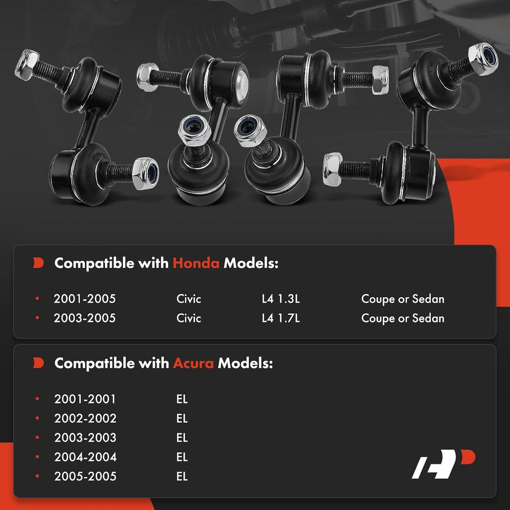 A-Premium Front & Rear Sway Bar Link Stabilizer Bar End Link Kit