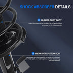 Autoround Front Strut & Coil Spring Assembly Fits 2004-2013 Mazda 3