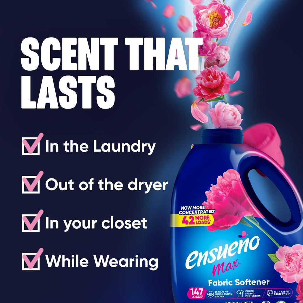 Max Liquid Fabric Softener - 125 fl oz