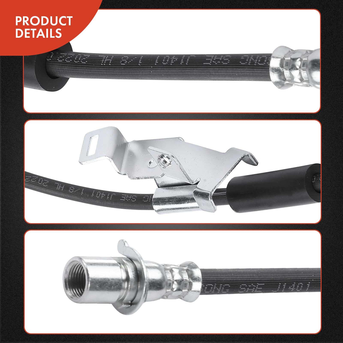 A-Premium Front Passenger Brake Hydraulic Hose