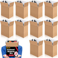 10 Pack Insulated Shipping Boxes, 9 x 5 x 6 In