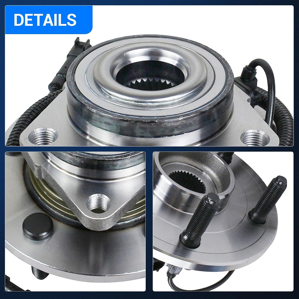 Autoround 515151 Front Wheel Hub Assembly Fit for Ram 1500 2012-2018
