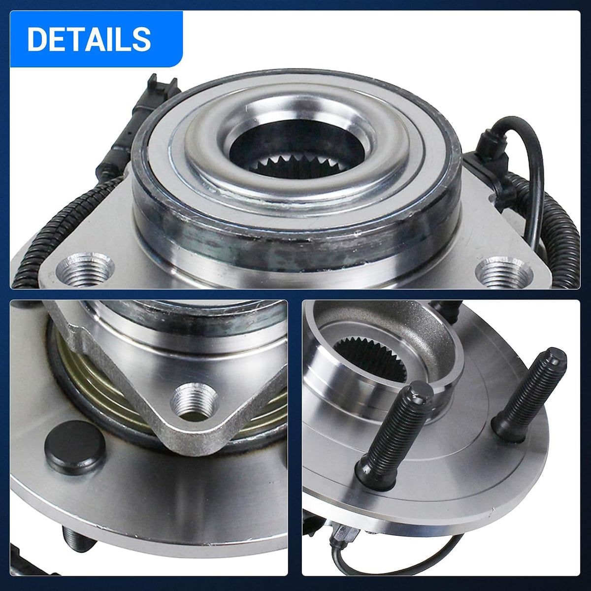Autoround 515151 Front Wheel Hub Assembly Fit for Ram 1500 2012-2018