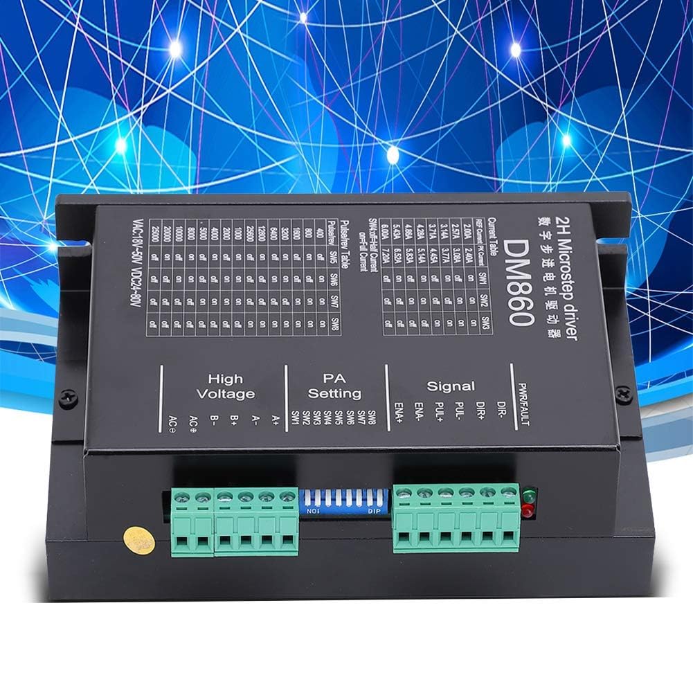 Stepper Motor Driver DM860, 18-80V DC, 2.8-7.8A