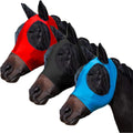 3 Pcs Horse Fly Mask - Fly Masks for Horses with Ears, Fashionable and Breathable Stretch Fabric with UV & Sun