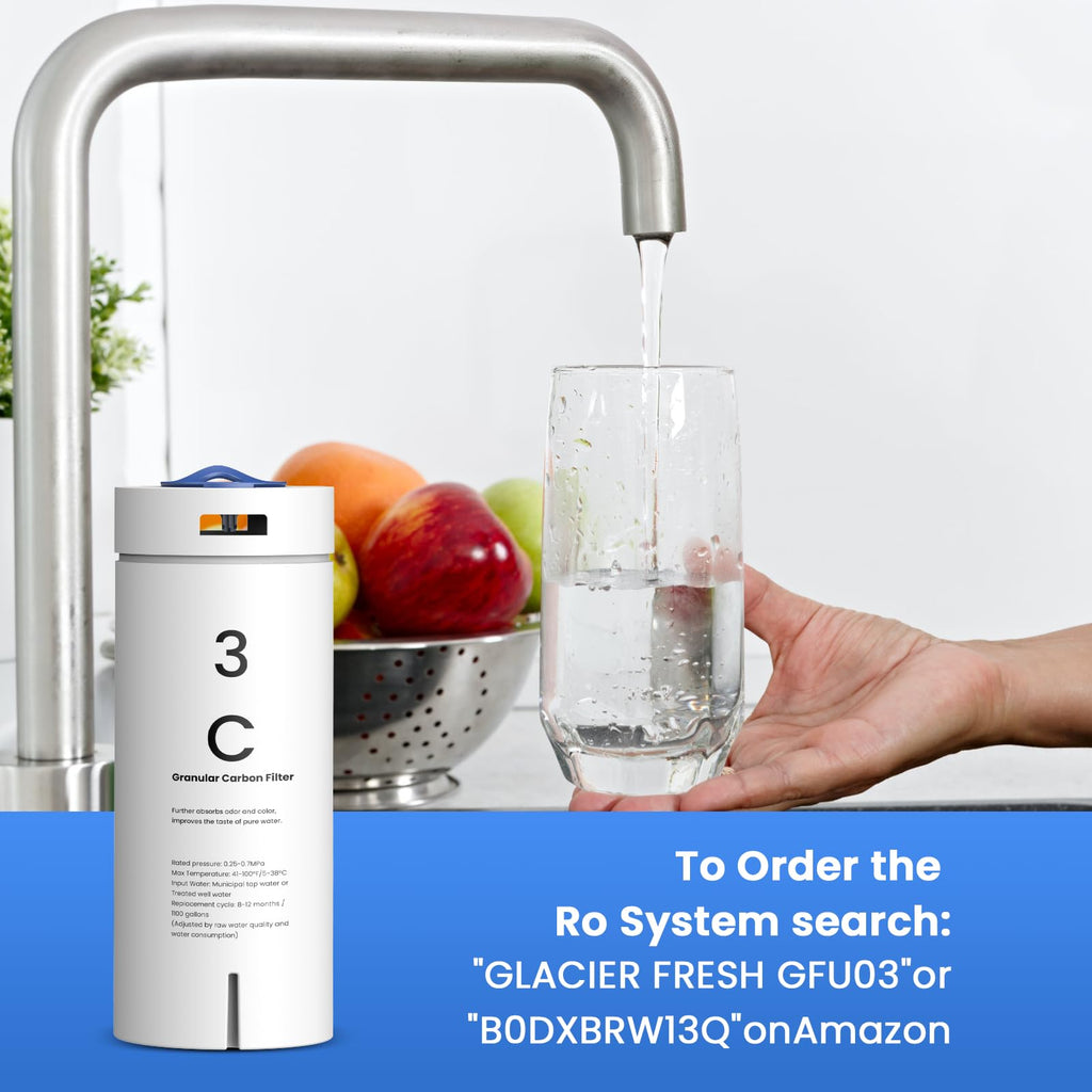 GLACIER FRESH C Filter Replacement for GFU03 Reverse Osmosis System