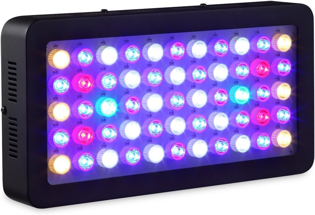 LED Aquarium Light 165W, Full Spectrum Dimmable