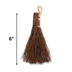 Apple Splendor Scented Broom, 6 InchRustic Heather Broom with Rope Loop for Easy Hanging