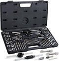 WINNER 60-Piece Premium Tap and Die Set with Both SAE and Metric Sizes, Master Threading Tool Kit for Mechanics, Auto, Machinery and Craftsman, Metric and Standard, Internal and External Threads