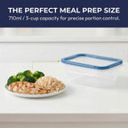 Plastic Total Solutions (5-Pack, 3 Cup) Food Storage Containers