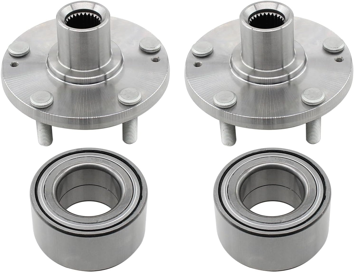 Front Driver and Passenger Side Wheel Bearing Hub for Hyundai,Kia