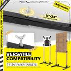 Adjustable Target Stand Base H-Shape Shooting Stands Outdoor Shooting Range Practice