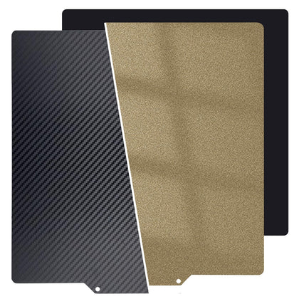 Upgraded for Qidi X Plus 3 Build Plate,280x280mm Dual-Sides Smooth/Textured PET+PEI Sheet Spring Steel Magnetic