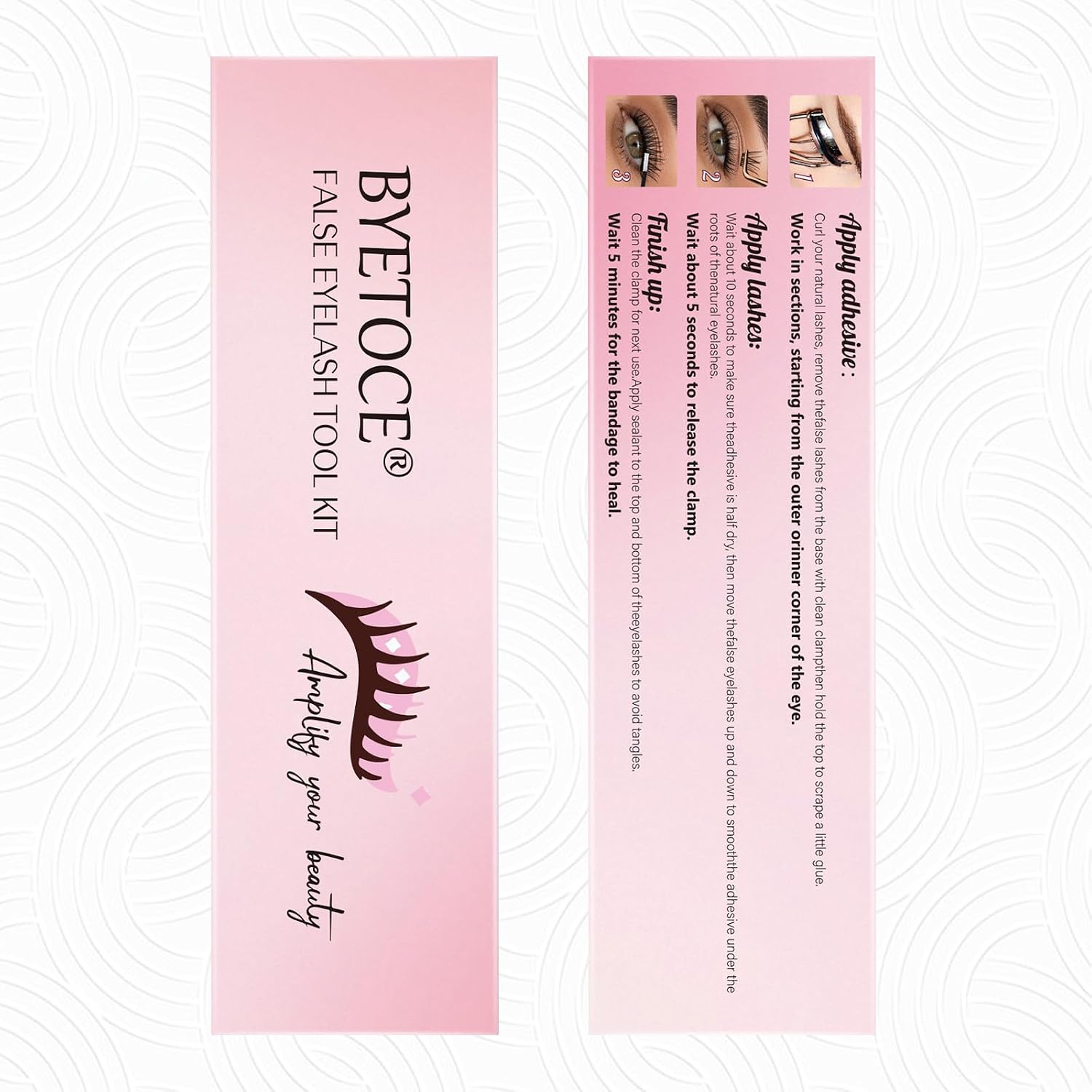 Lash Cluster Glue Bond and Seal Kit with Lash Glue Remover and Tweezers for Lash Extension Clusters Fast Removal