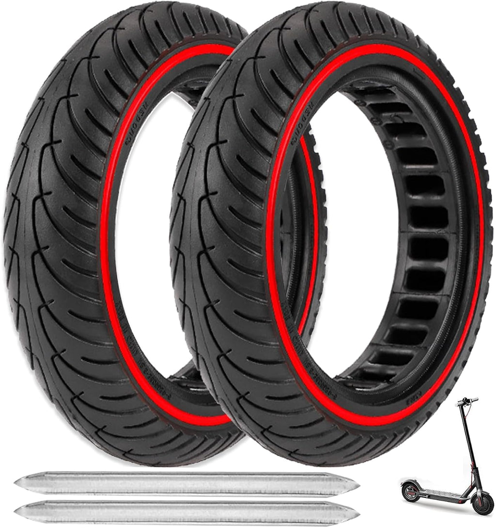 2PCS 8.5x2 Inch Solid Tires, 50/75-6.1 Electric Scooter Replacement Tire
