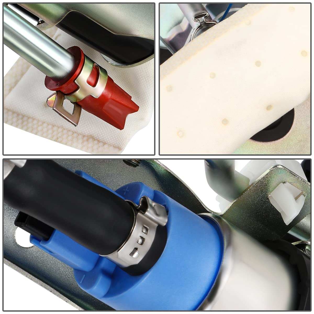 J2 Engineering Electric Fuel Pump Module Assembly Compatible with 97 F150 Replace E2221S, J2-FPM-0024