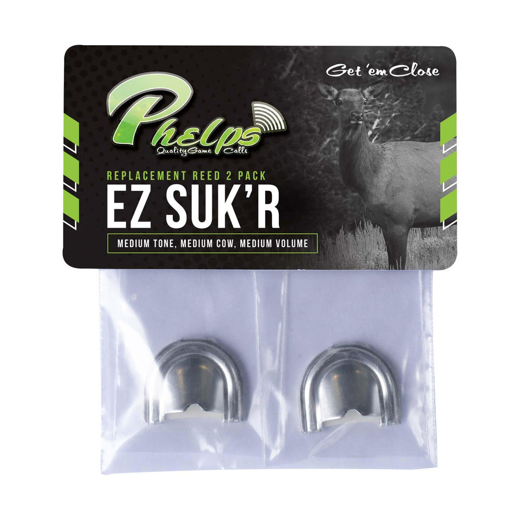 EZ Suk'r Replacement Reed Medium Cow 2 Pack Elk Call