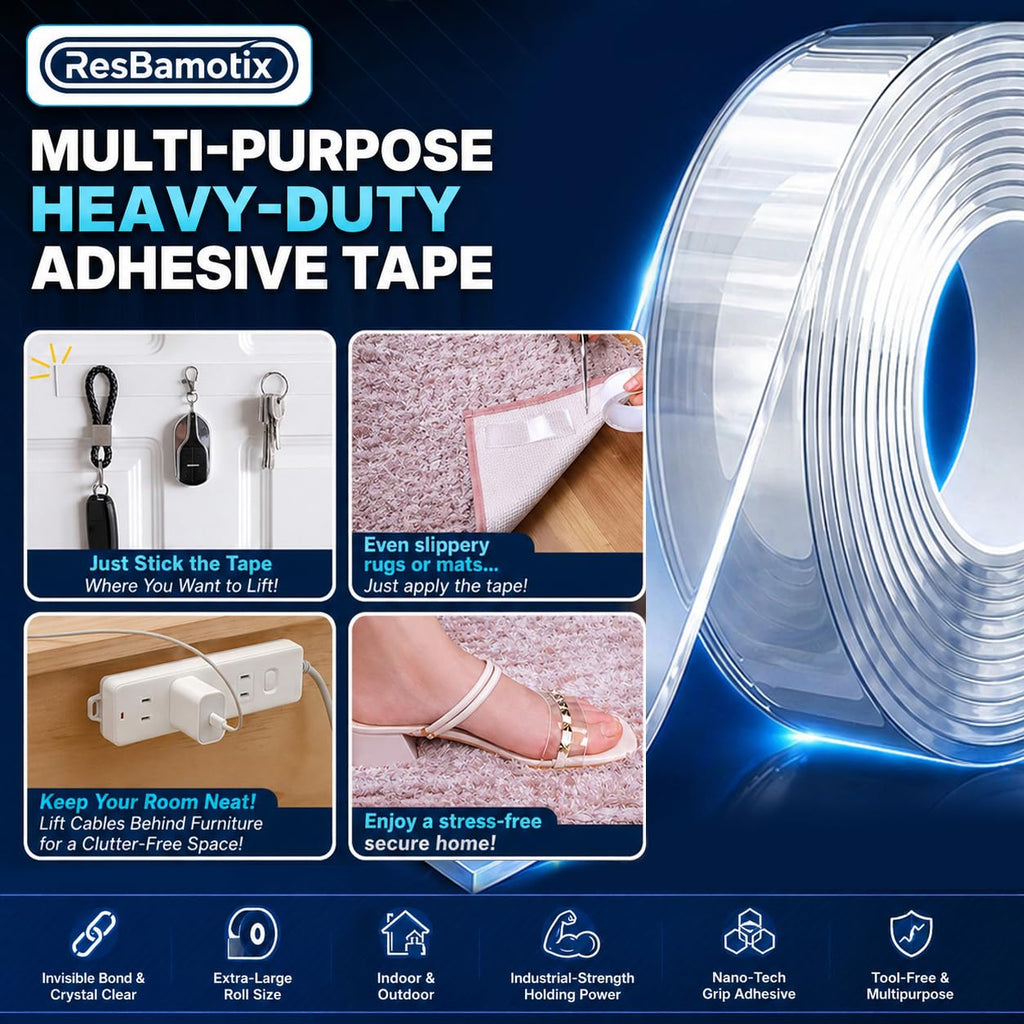 Nano Double Sided Tape, Removable Reusable Mounting Tape