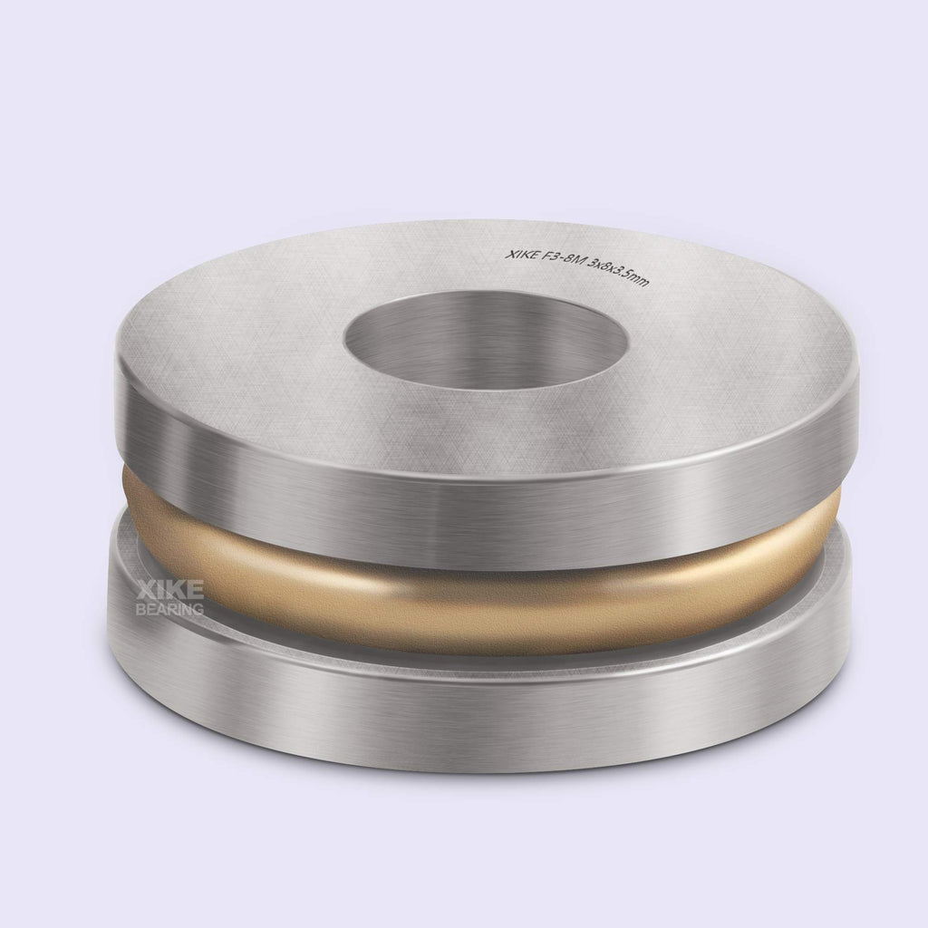 XIKE F3-8M Thrust Ball Bearing, 3x8x3.5mm (10-Pack)