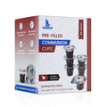 50 CT Pre-filled Communion Cups and Wafer Set, Comunión Cups and Bread, Prefilled Communion Cups and Wafer Set