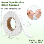 330 PCS Double Sided Foam Tape Pre Cut 1/2 X 2/5 Inch Small Size