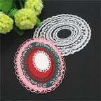 4 Sets Metal Cutting Dies - Frame Dies, Stencils & Moulds for DIY Crafts & Scrapbooking