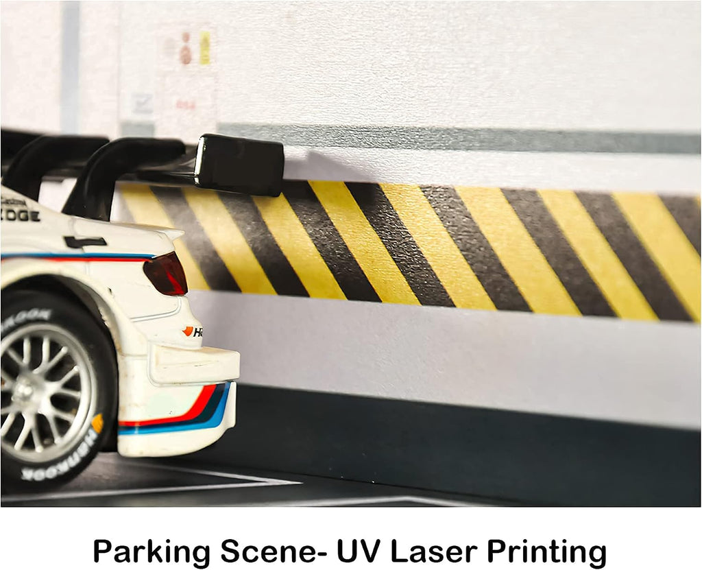Display Case with Light for 1/18 Diecast Cars | Display Case for 1/18 Diecast Cars,Acrylic Display Case for 1/12