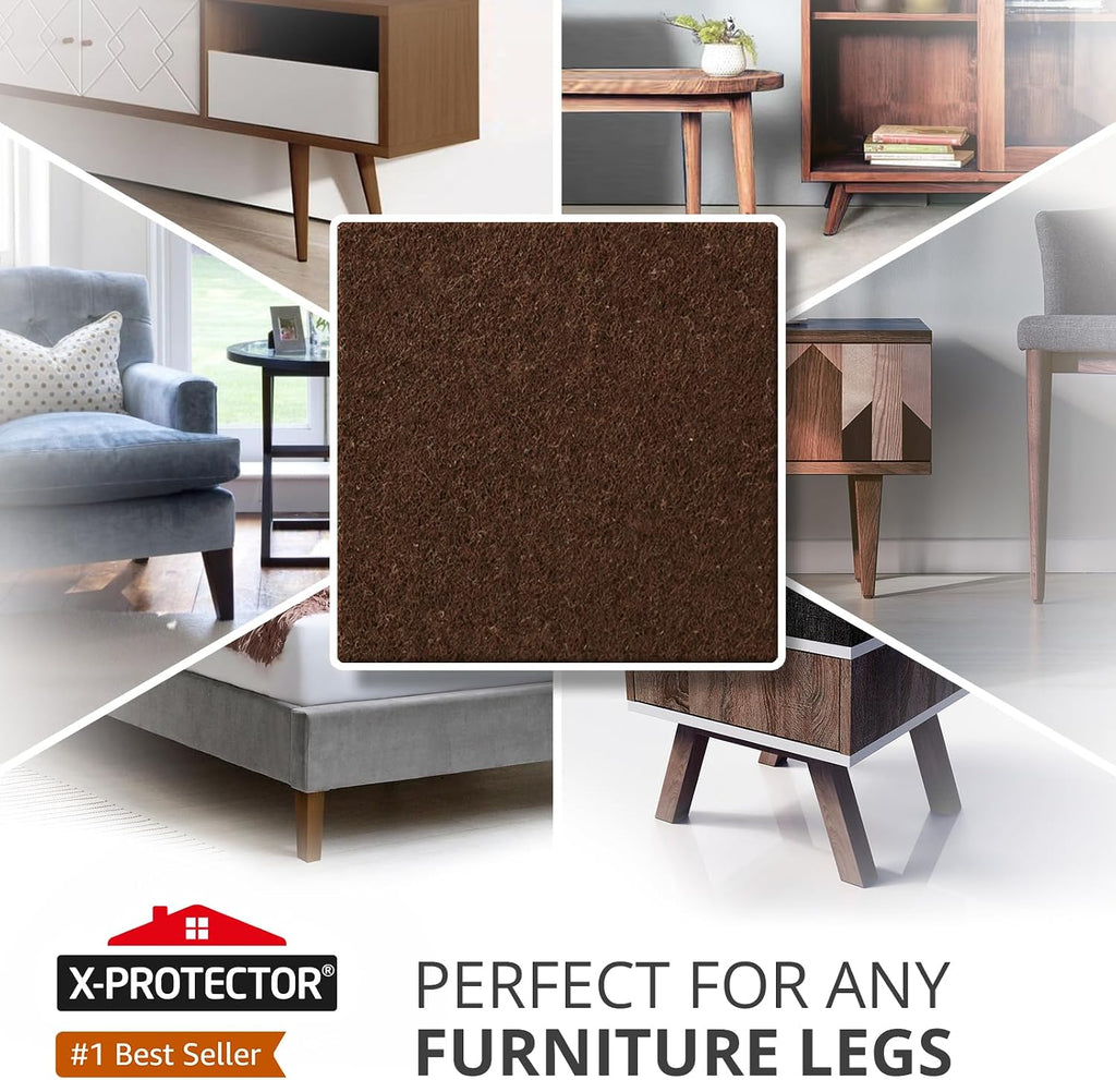 Felt Furniture Pads - 12 PCS 3" - Felt Pads Floor Protectors