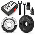 SUOWEEI 7PCS 5/8"-11 Angle Grinder Flange Nut Kit with M10/M14 Adapters