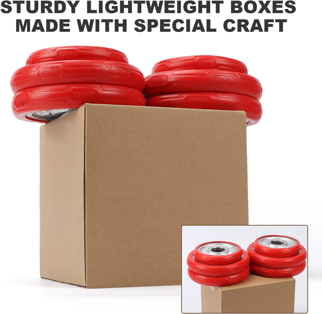 40 Packs Shipping Boxes 6x6x6, Corrugated Cardboard Brown Mailing Box Bulk for Packing