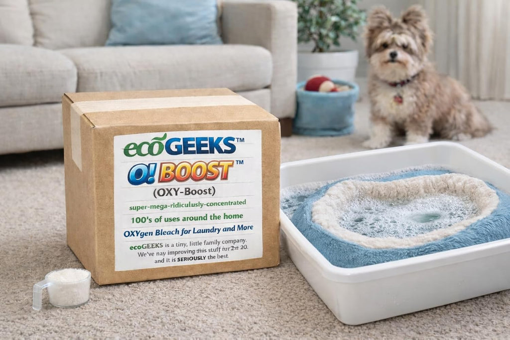 OXY-BOOST Oxygen Bleach 20LB Bulk Packaged by ecoGeeks