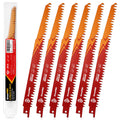 GRENPRO 5 TPI Wood Cutting Reciprocating Saw Blades, 9" Pruning Blades