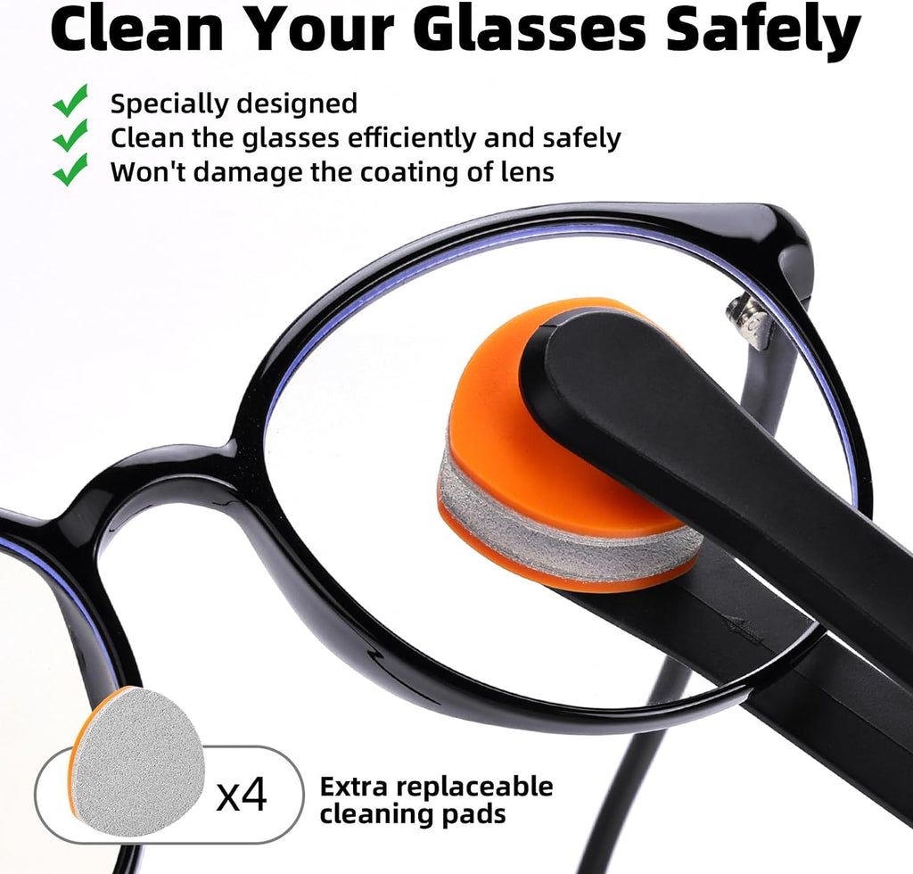Glasses Cleaner Eyeglass Cleaning Kit with Anti Fog Spray, Microfiber Cloth | Streak-Free Cleaning Pads，Lens Wipes