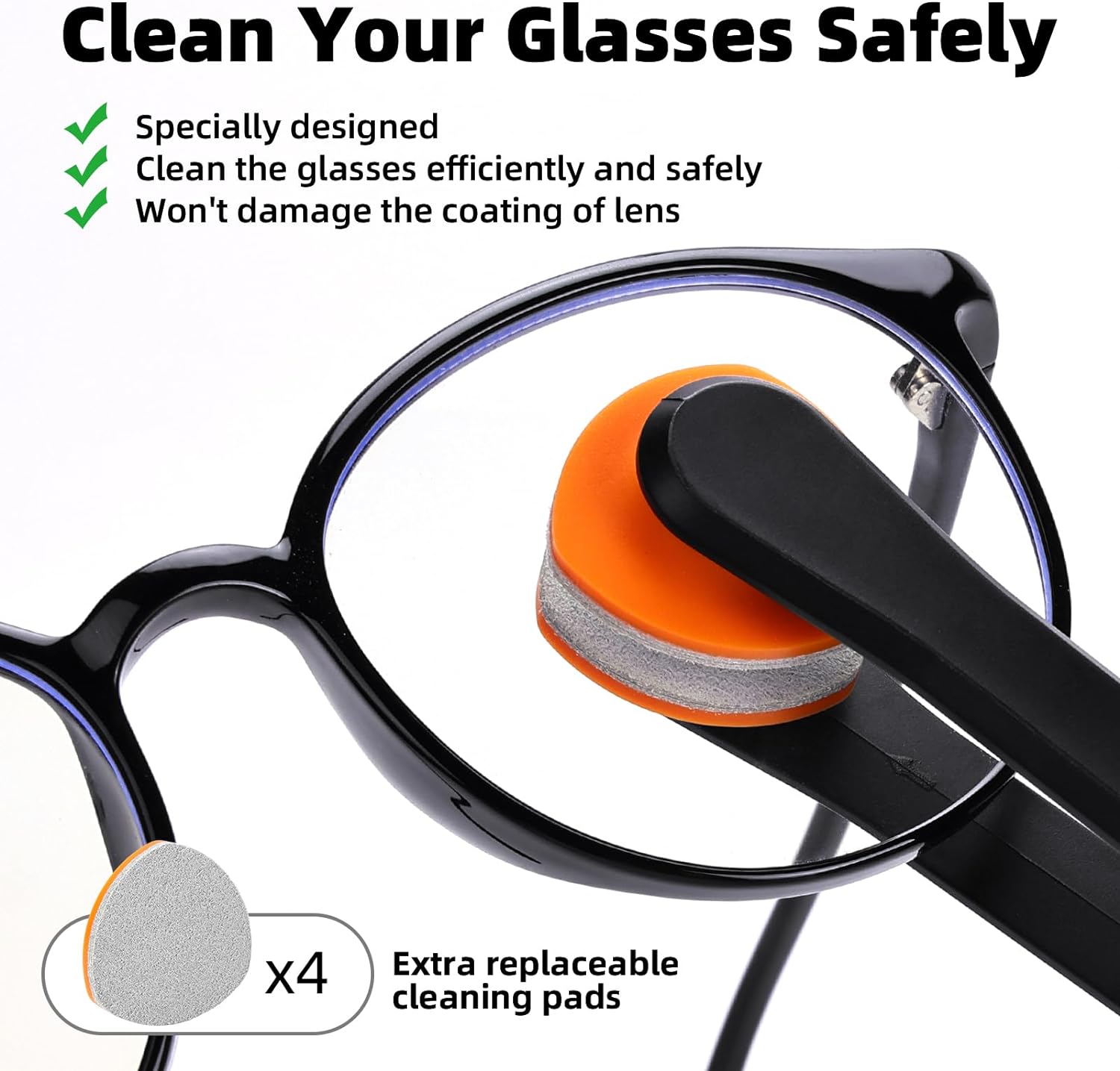 Glasses Cleaner Eyeglass Cleaning Kit with Anti Fog Spray, Microfiber Cloth | Streak-Free Cleaning Pads，Lens Wipes